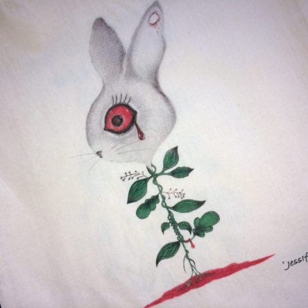 Tote bag Illustré « Lapindoux » 100% coton bio
